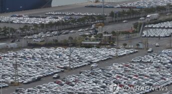 한국 자동차 수출액, 전년보다 2배 늘었다