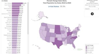 미국 아시아계 1988만명, 조지아주 48만명