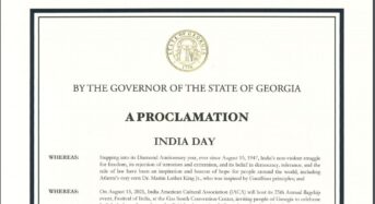 조지아주 “8월 15일은 인도의 날”