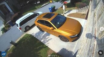 [영상] 꽃배달 가장한 강도, 스턴건 쏘고 도주