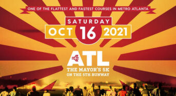 애틀랜타시 마라톤 포스터 “하필 욱일기 문양”