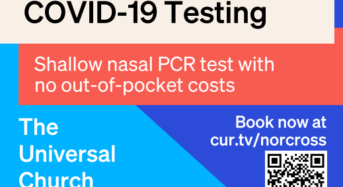 노크로스서 무료 코로나19 검사 실시