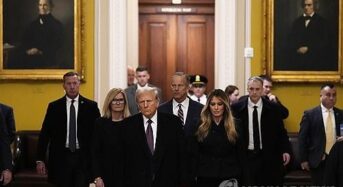 트럼프, 4년만에 의회 방문…’국경·감세’ 논의