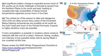 ‘북극 소용돌이’ 미국 2∼3주 혹한