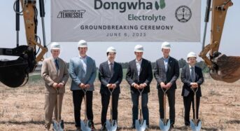 동화,  테네시에 전해액 생산기지 완공