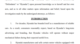 현대차 앨라배마 ‘세타3 엔진’ 결함 집단소송