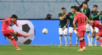 손흥민 프리킥 선제골, 볼리비아에 2대0 완승