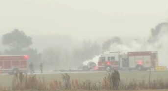 소형 제트기 추락…NASCAR 레이서 사망